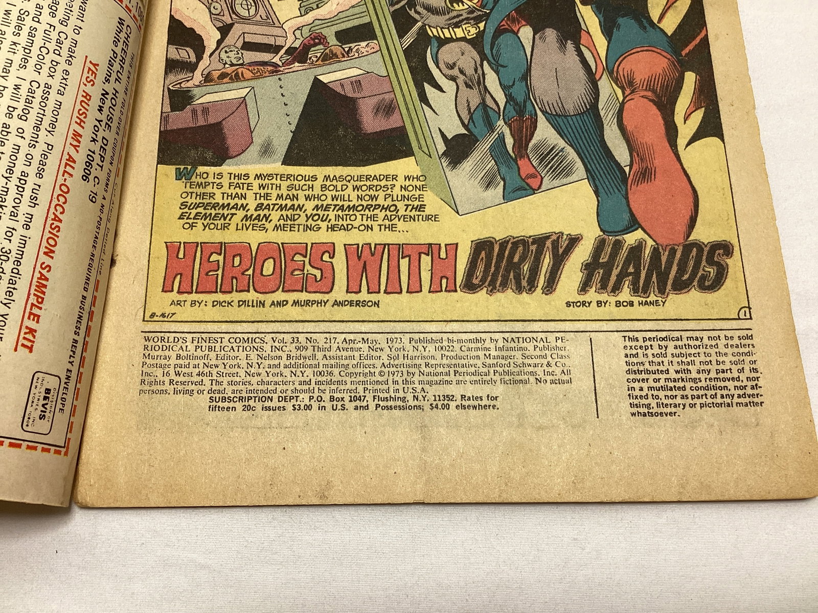 World's Finest Comics 217 DC Superman Batman Comic Book - 7