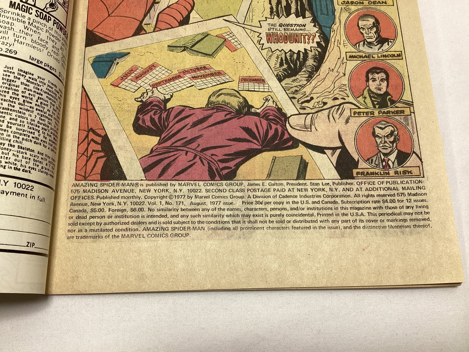 The Amazing Spider-Man 171 Marvel Comic Book - 7