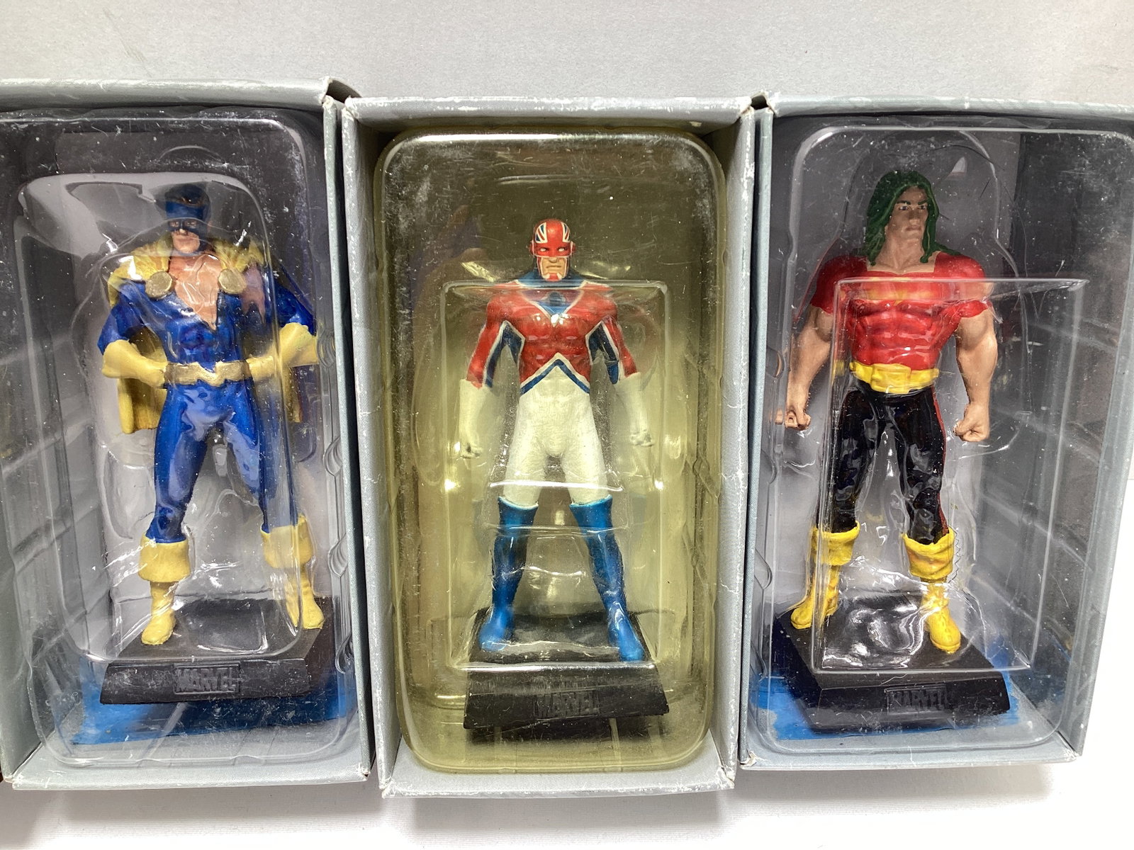 Five Eaglemoss Marvel Superhero Diecast Models - 5