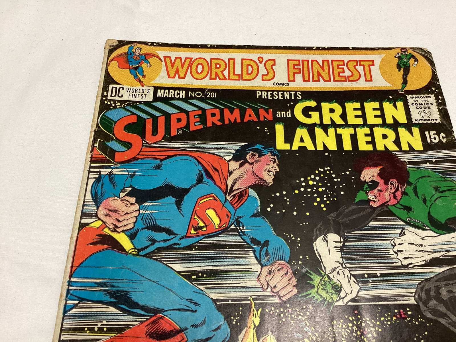 Worlds Finest Comics 201 DC Superman Green Lantern Comic Book - 2