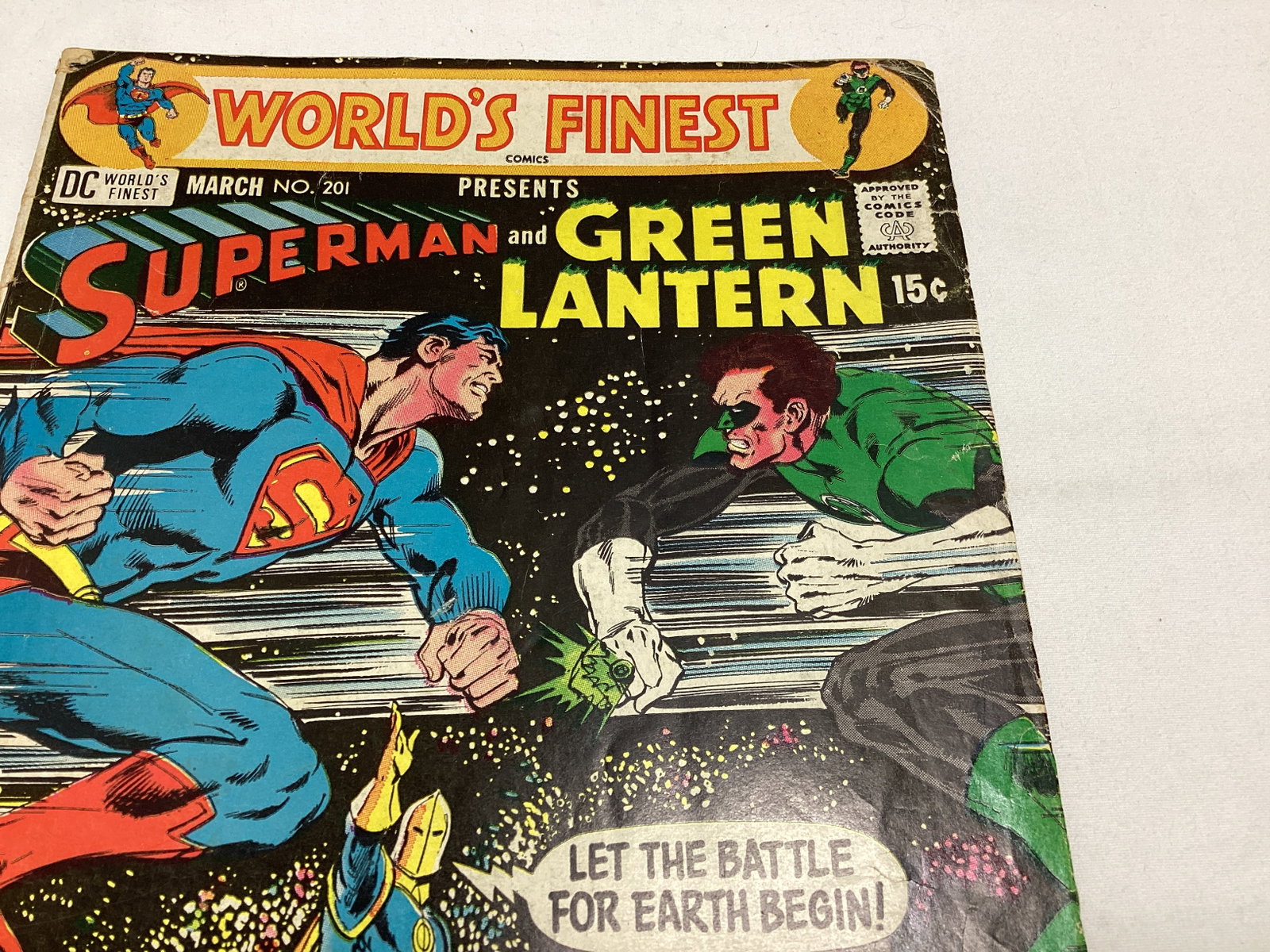 Worlds Finest Comics 201 DC Superman Green Lantern Comic Book - 3