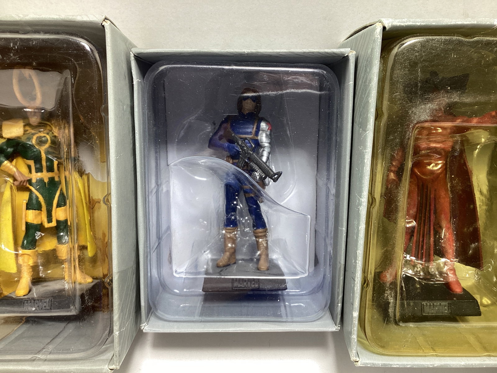 Five Eaglemoss Marvel Villain Diecast Models - 3