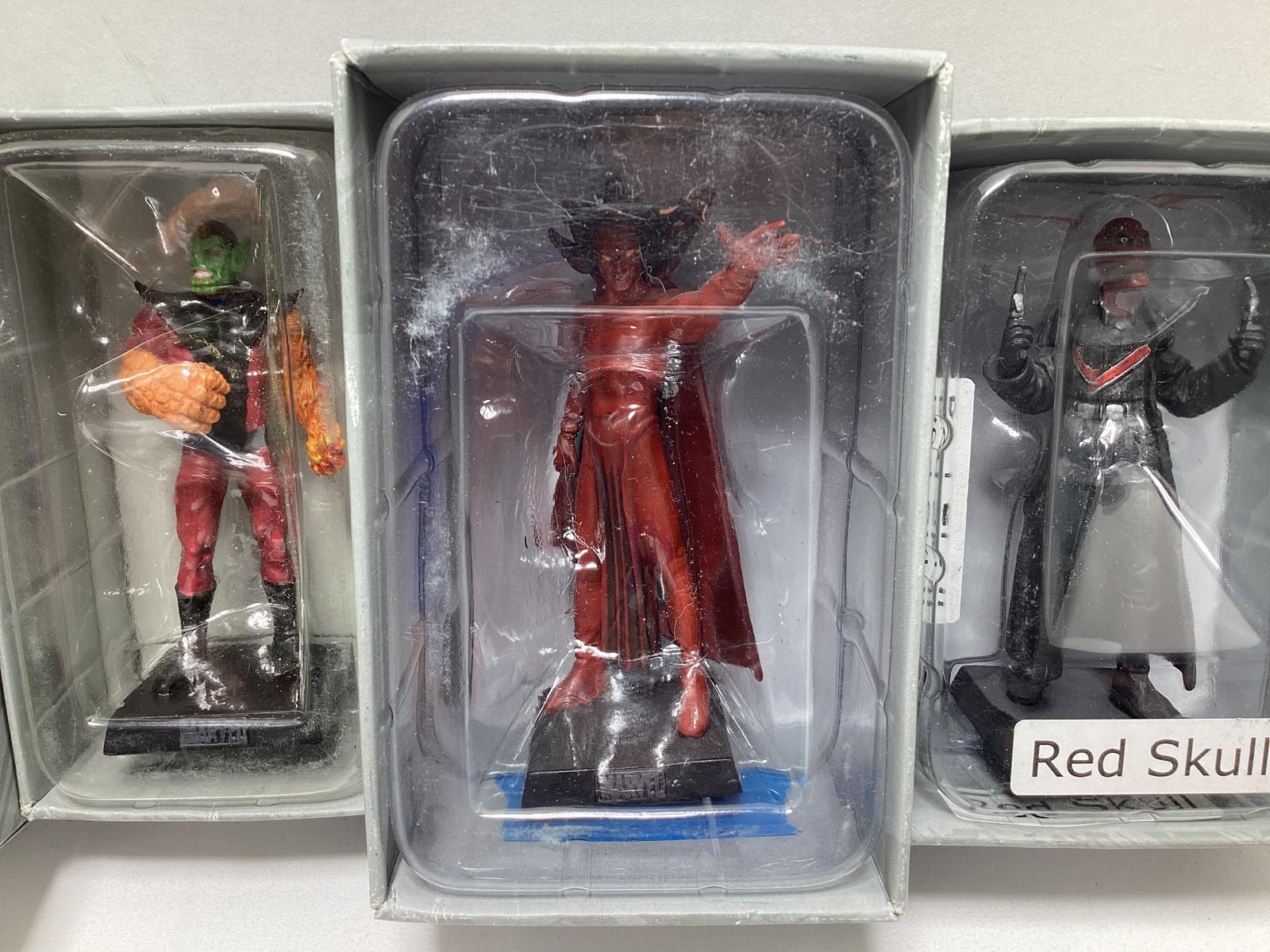 Five Eaglemoss Marvel Villain Diecast Models - 5