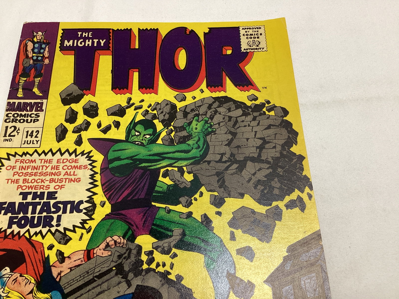 The Mighty Thor 142 Marvel Comic Book - 3