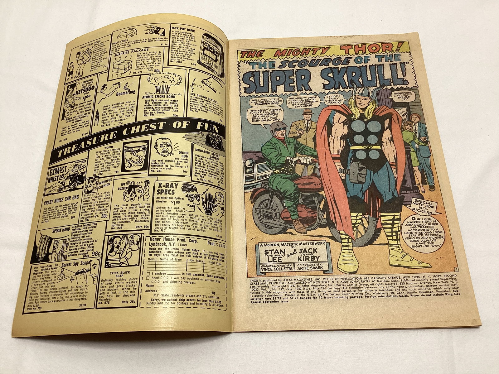 The Mighty Thor 142 Marvel Comic Book - 6