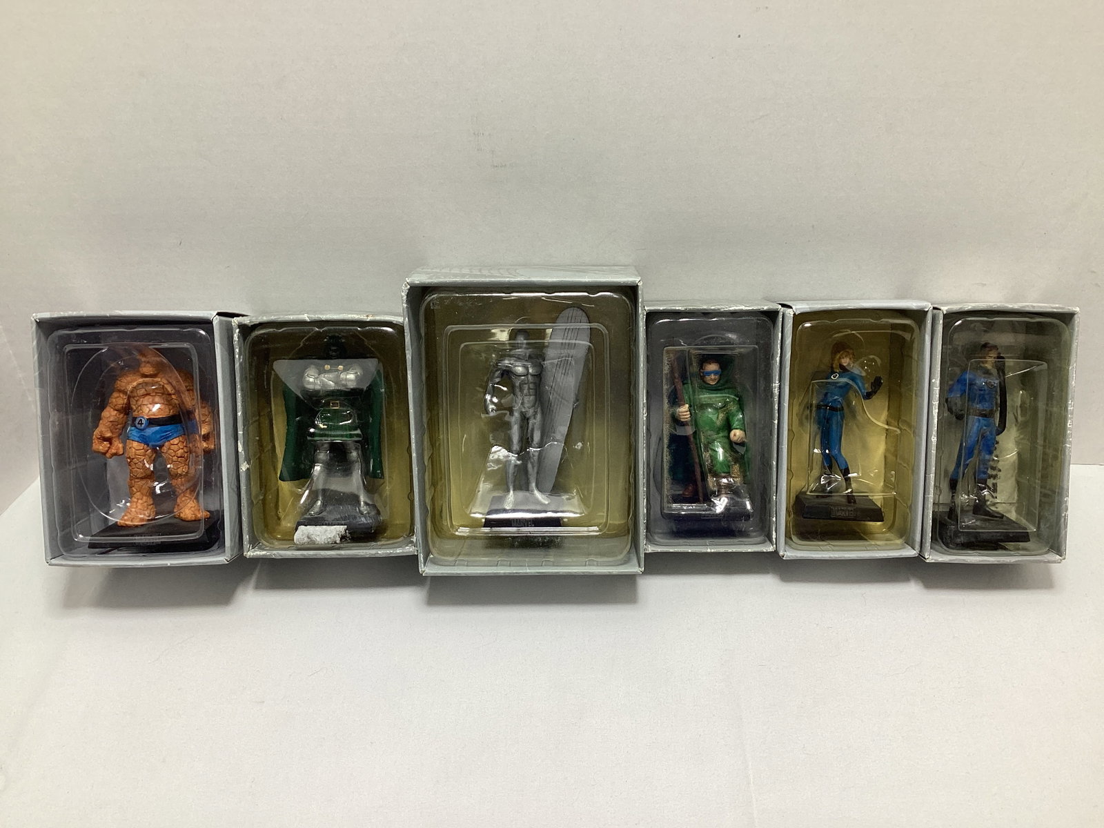 Six Eaglemoss Marvel Fantastic Four and Villains Diecast Models (1 of 7)