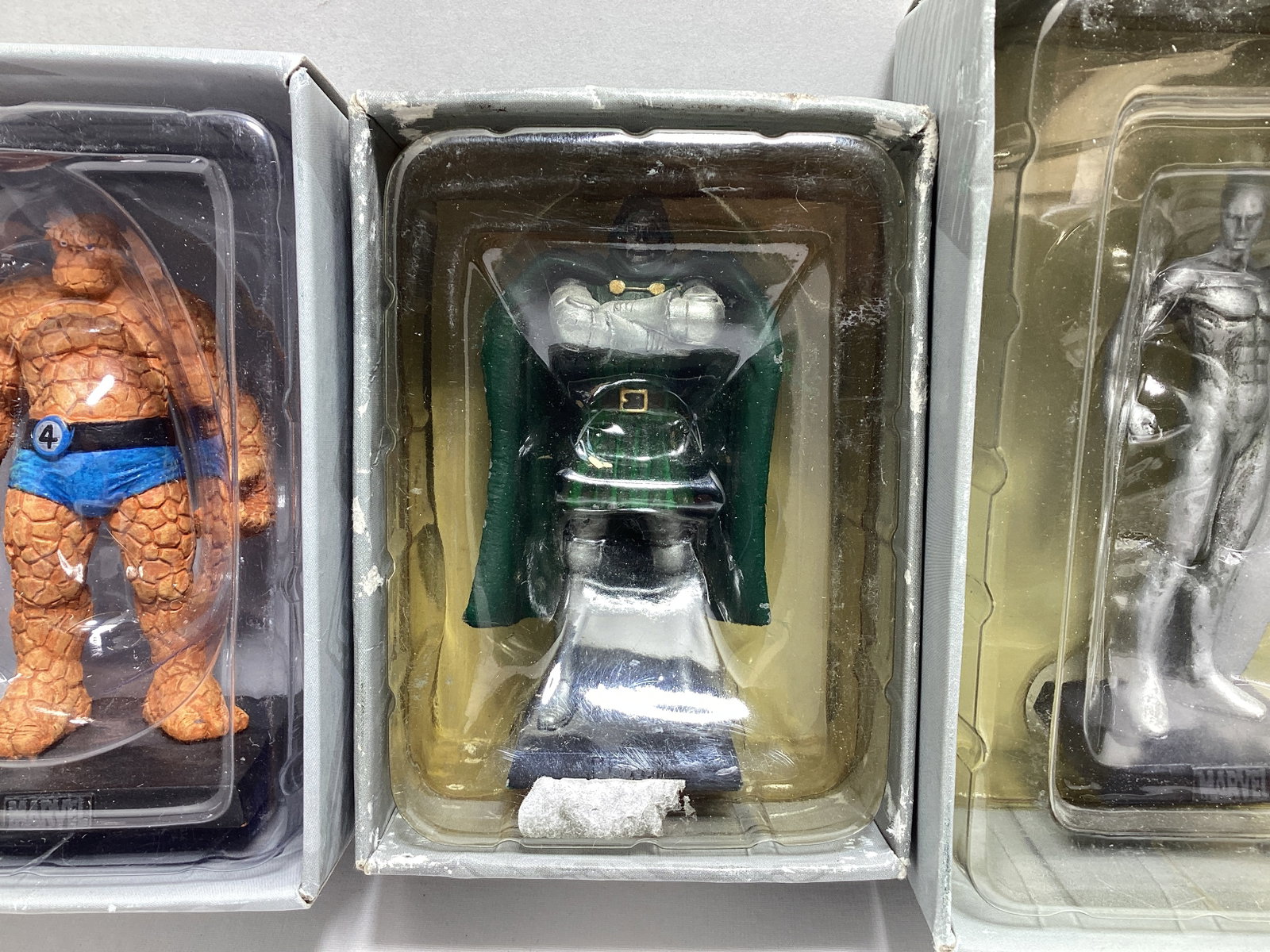 Six Eaglemoss Marvel Fantastic Four and Villains Diecast Models - 3