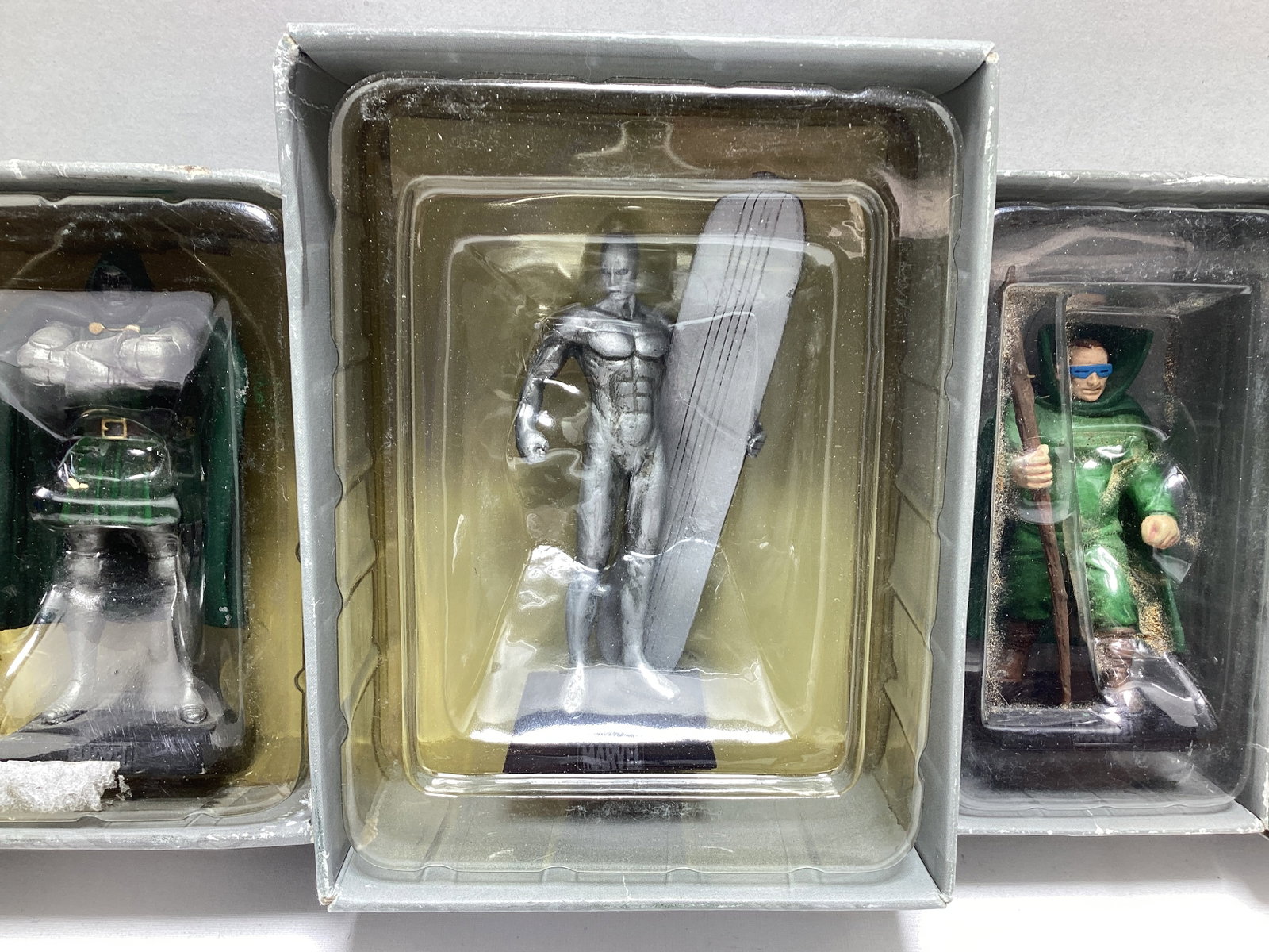 Six Eaglemoss Marvel Fantastic Four and Villains Diecast Models - 4