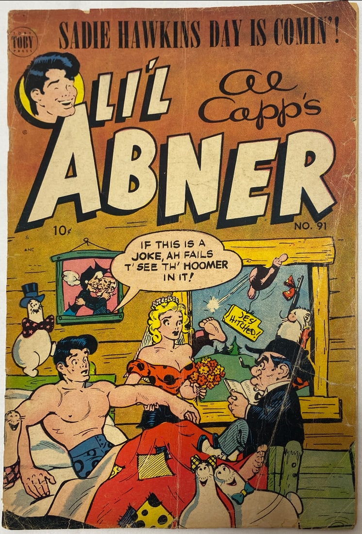 Li'l Abner 91 Toby Press Comic Book: 1952