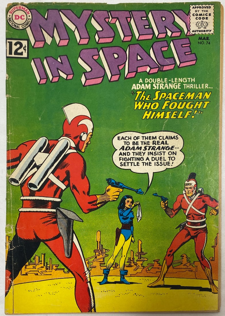 Mystery in Space 74 DC Comic Book: 1962, cover detached