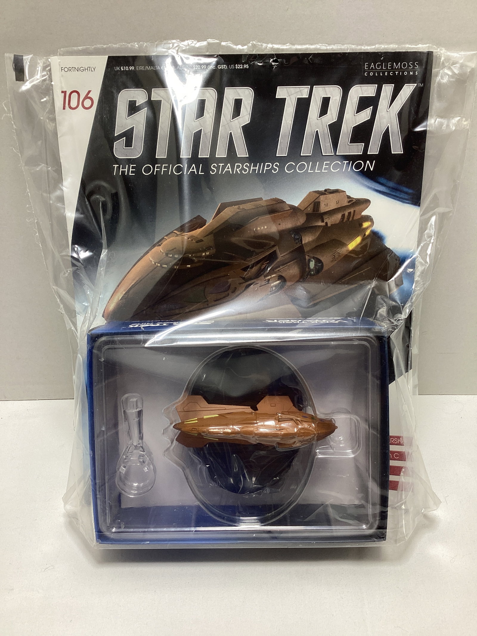 Four Sealed Eaglemoss Star Trek Diecast Starships with Magazines - 2