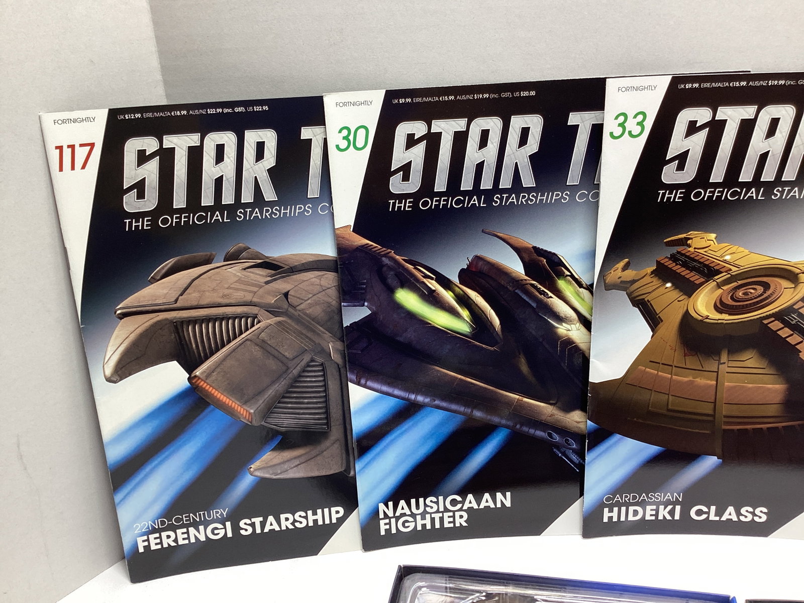Four Eaglemoss Star Trek Diecast Starships with Magazines - 3