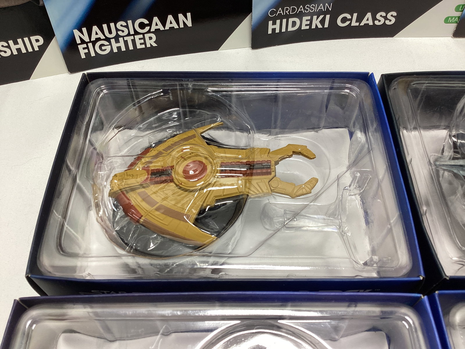Four Eaglemoss Star Trek Diecast Starships with Magazines - 6