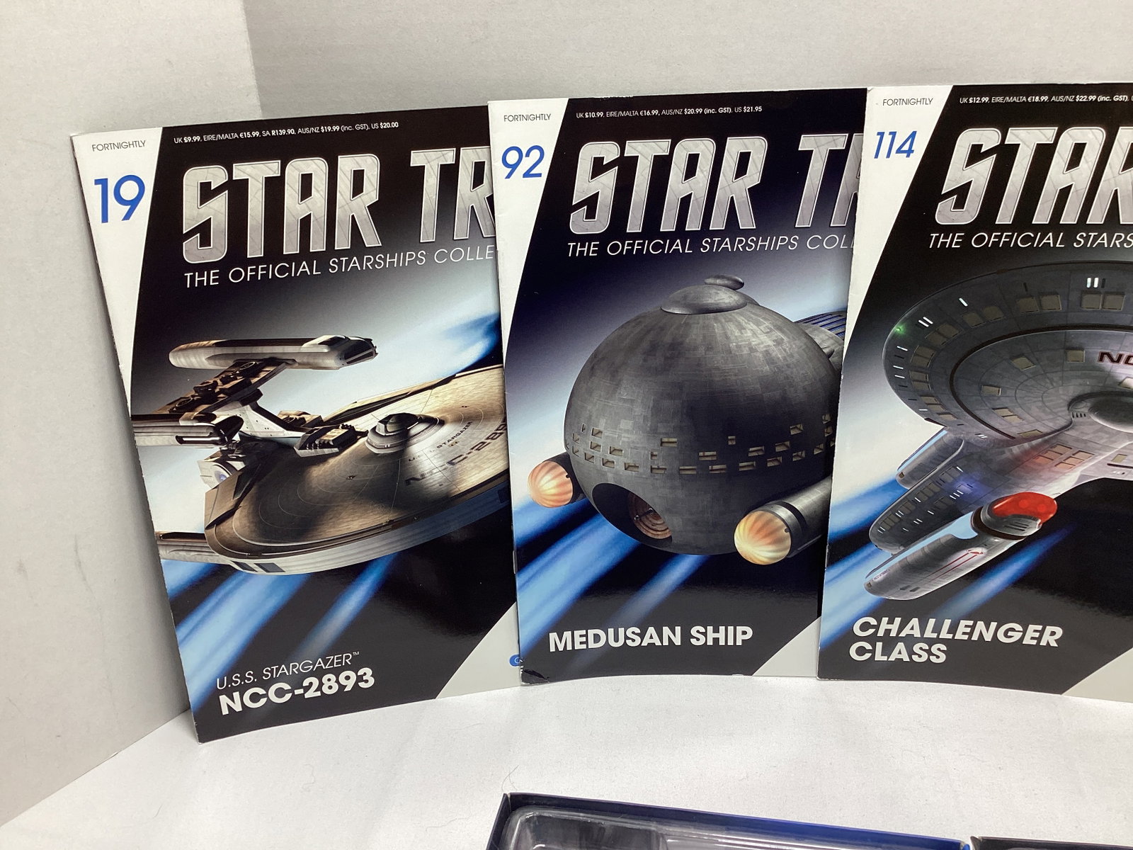 Four Eaglemoss Star Trek Diecast Starships with Magazines - 3