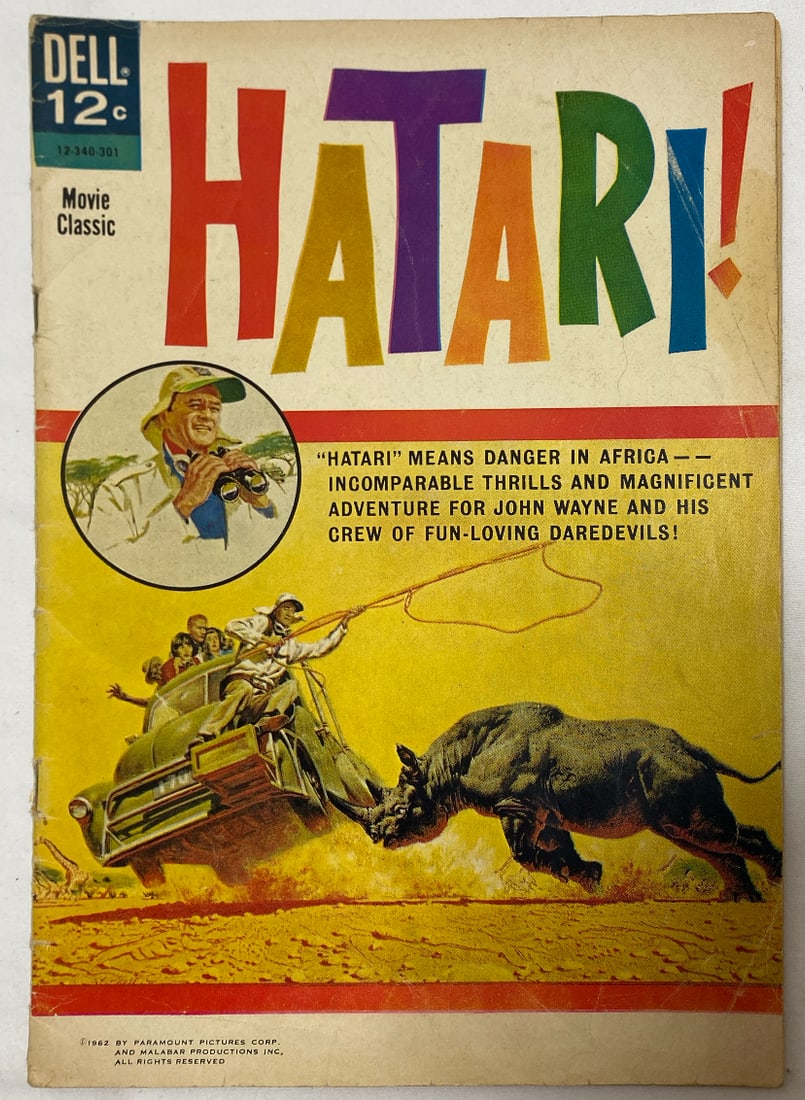 Hatari! 1 Dell Comic Book (1 of 8)