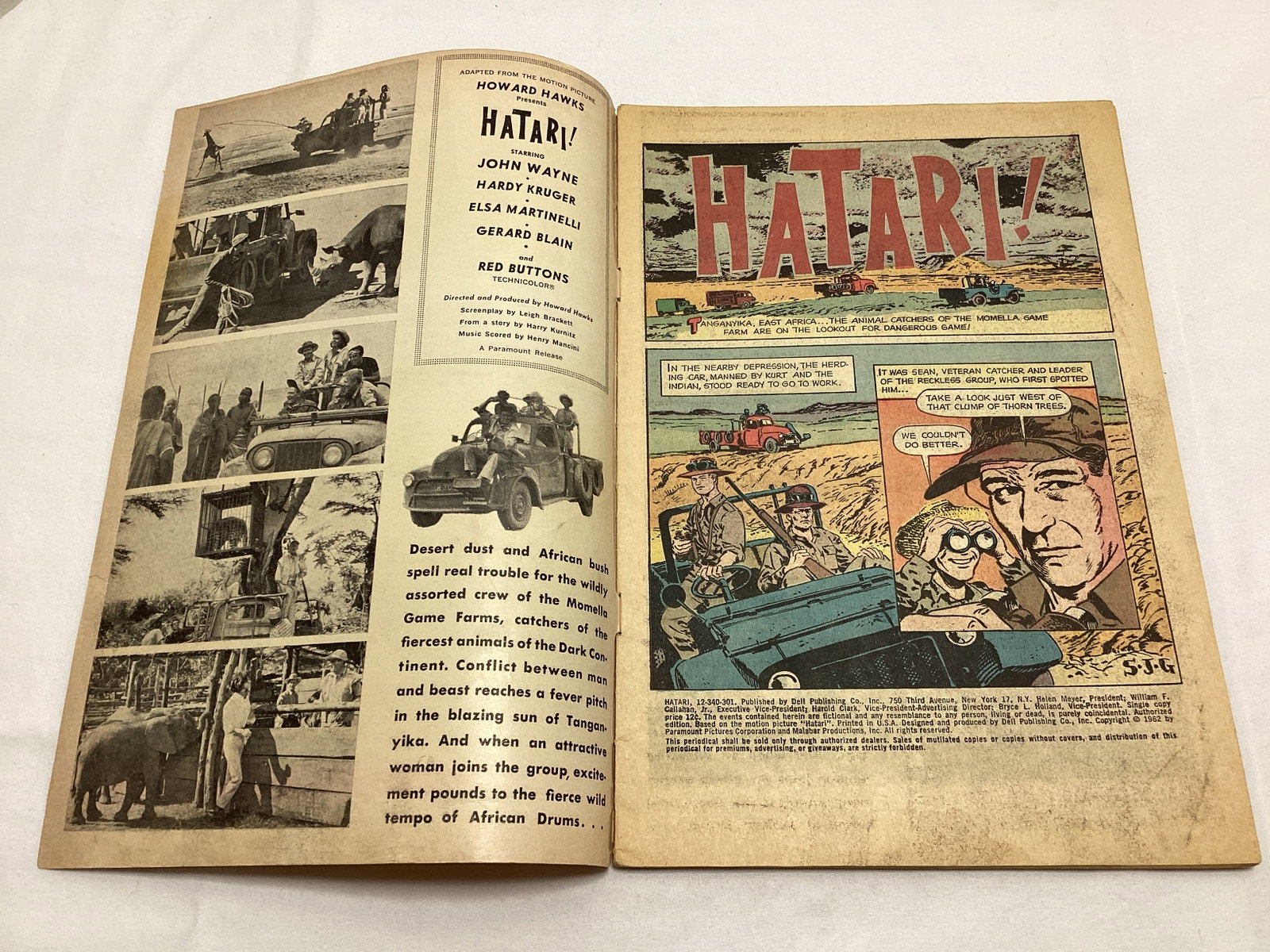Hatari! 1 Dell Comic Book - 6