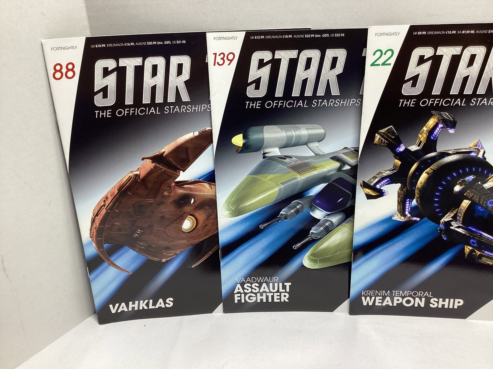 Four Eaglemoss Star Trek Diecast Starships with Magazines - 3