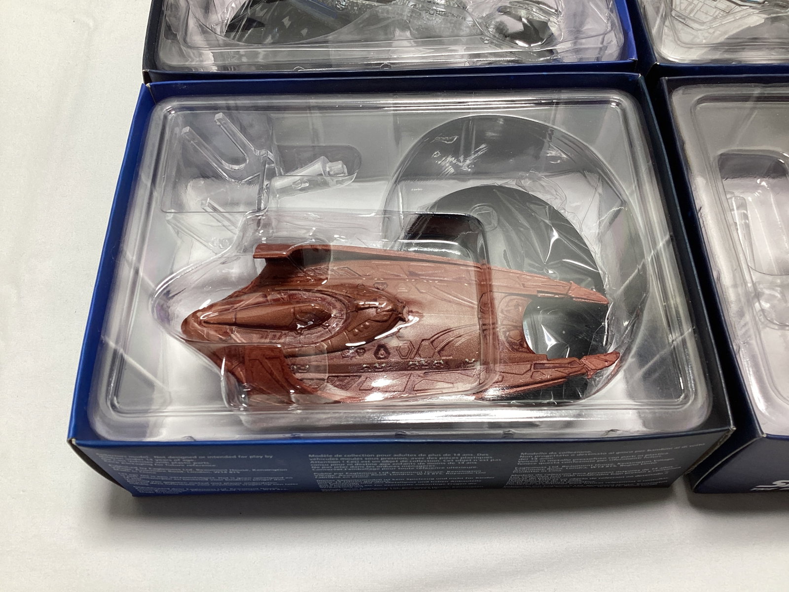 Four Eaglemoss Star Trek Diecast Starships with Magazines - 7