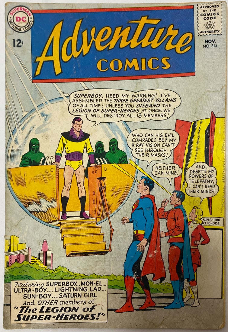 Adventure Comics 314 DC Superboy Comic Book: 1963