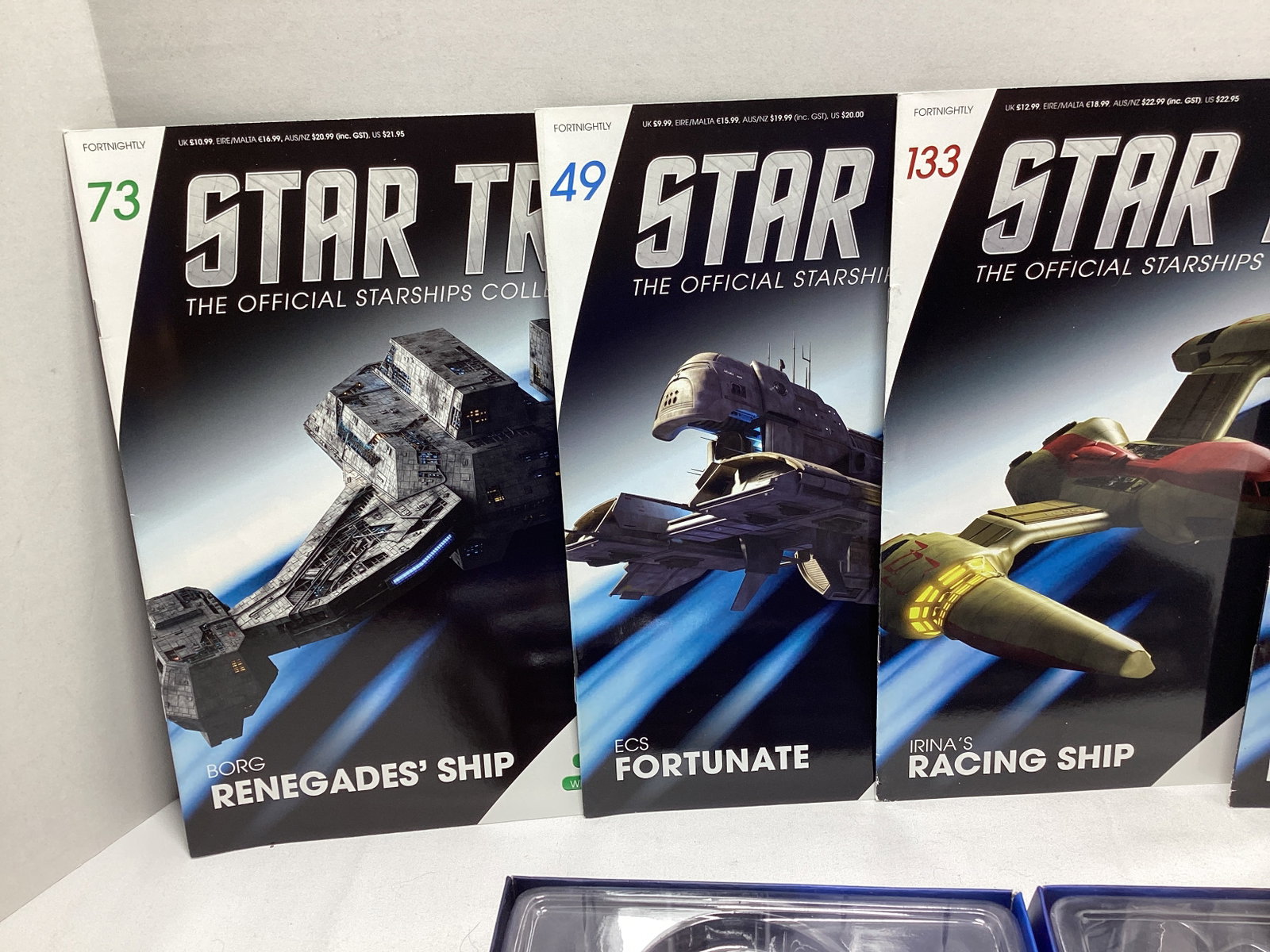 Four Eaglemoss Star Trek Diecast Starships with Magazines - 3