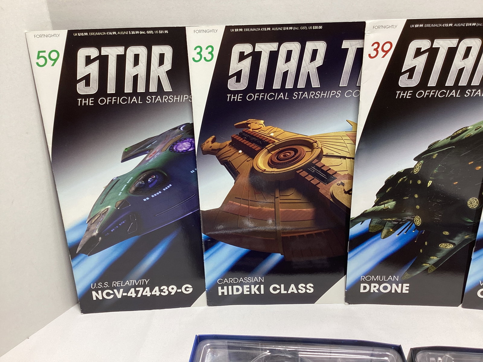 Four Eaglemoss Star Trek Diecast Starships with Magazines - 3