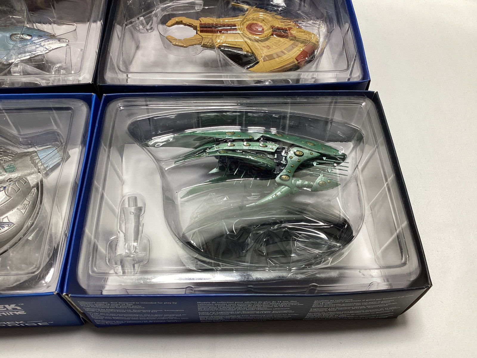 Four Eaglemoss Star Trek Diecast Starships with Magazines - 4
