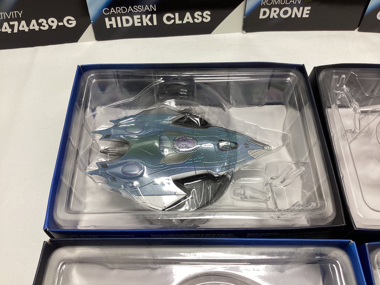 Four Eaglemoss Star Trek Diecast Starships with Magazines - 6