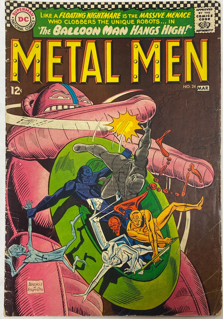 Metal Men 24 DC Comic Book (1 of 8)