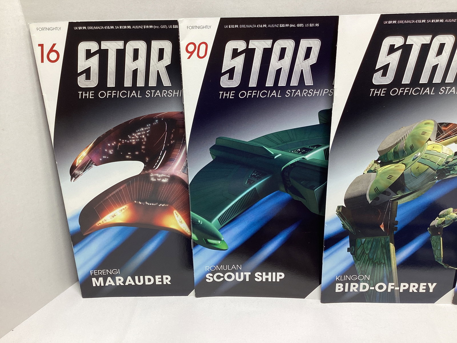 Four Eaglemoss Star Trek Diecast Starships with Magazines - 3