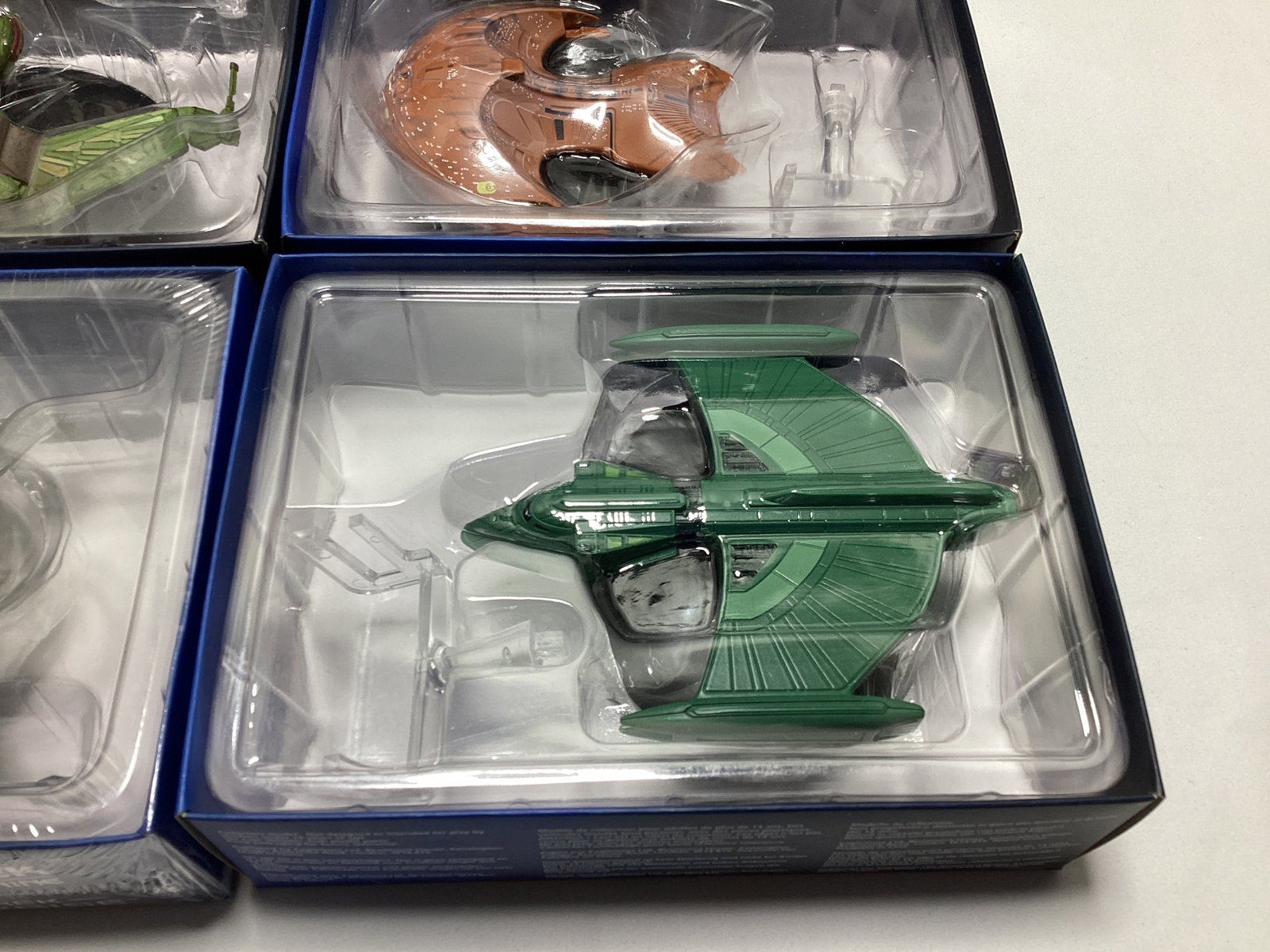 Four Eaglemoss Star Trek Diecast Starships with Magazines - 4