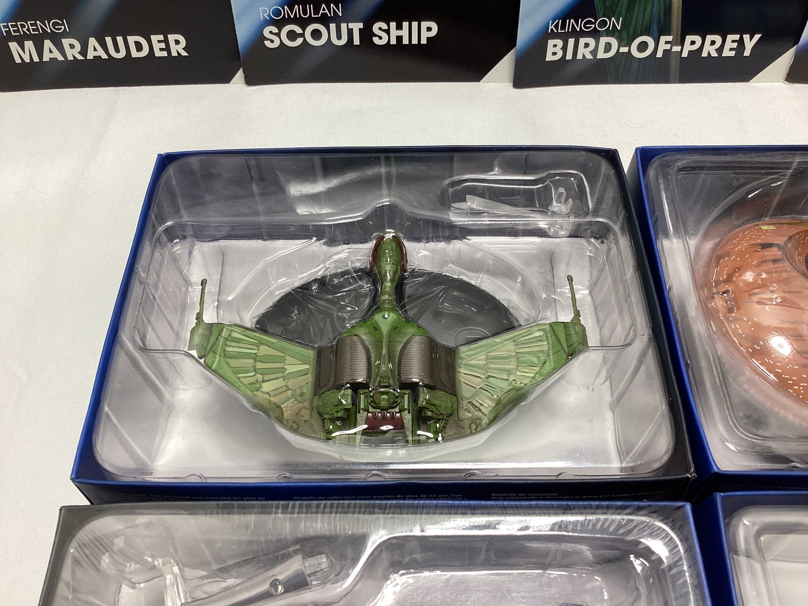 Four Eaglemoss Star Trek Diecast Starships with Magazines - 6