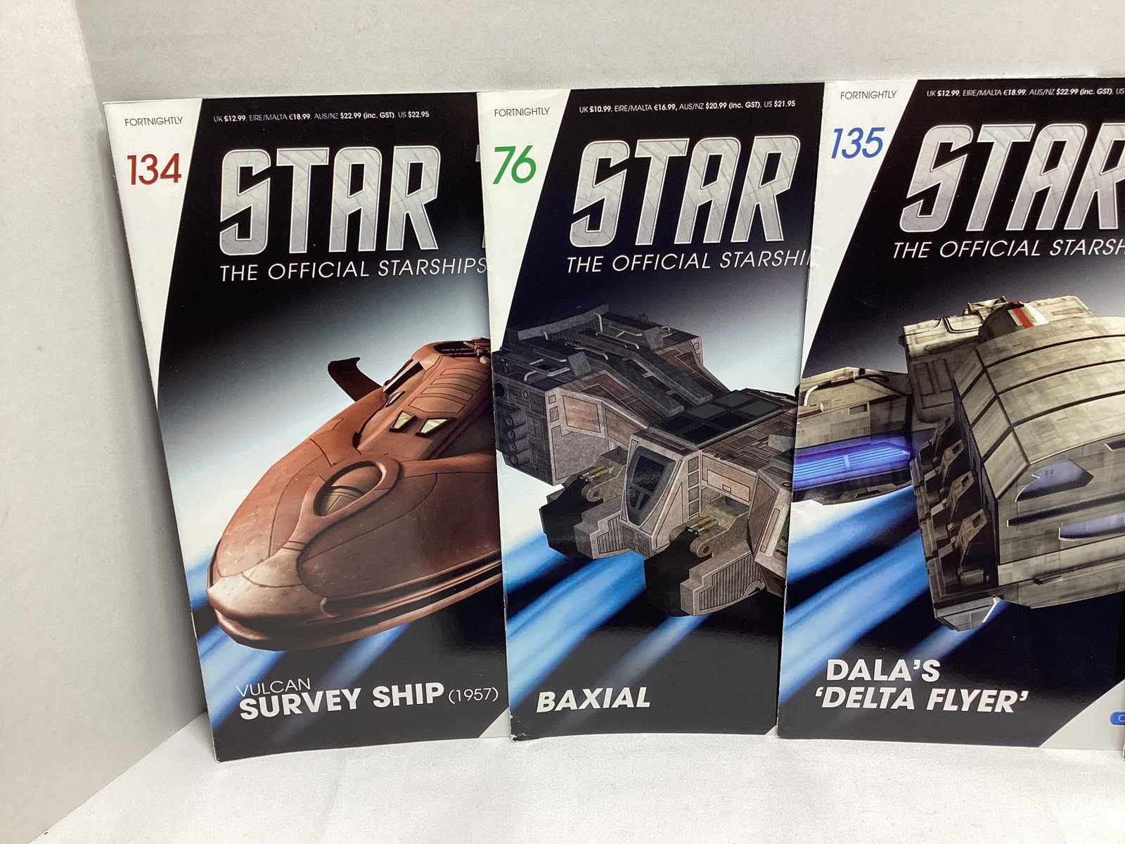Four Eaglemoss Star Trek Diecast Starships with Magazines - 3
