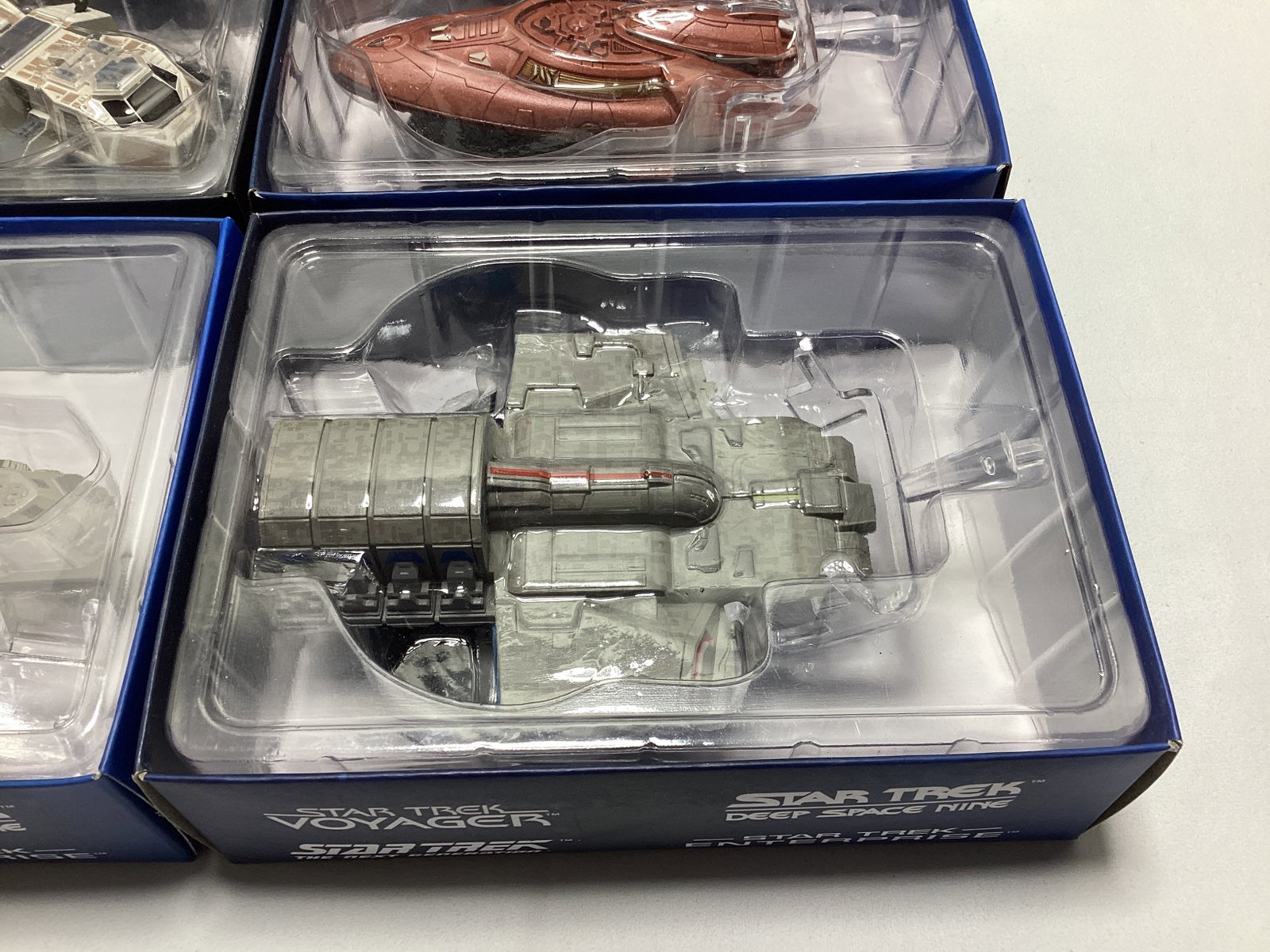 Four Eaglemoss Star Trek Diecast Starships with Magazines - 4
