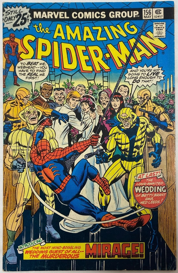 The Amazing Spider-Man 156 Marvel Comic Book: 1976