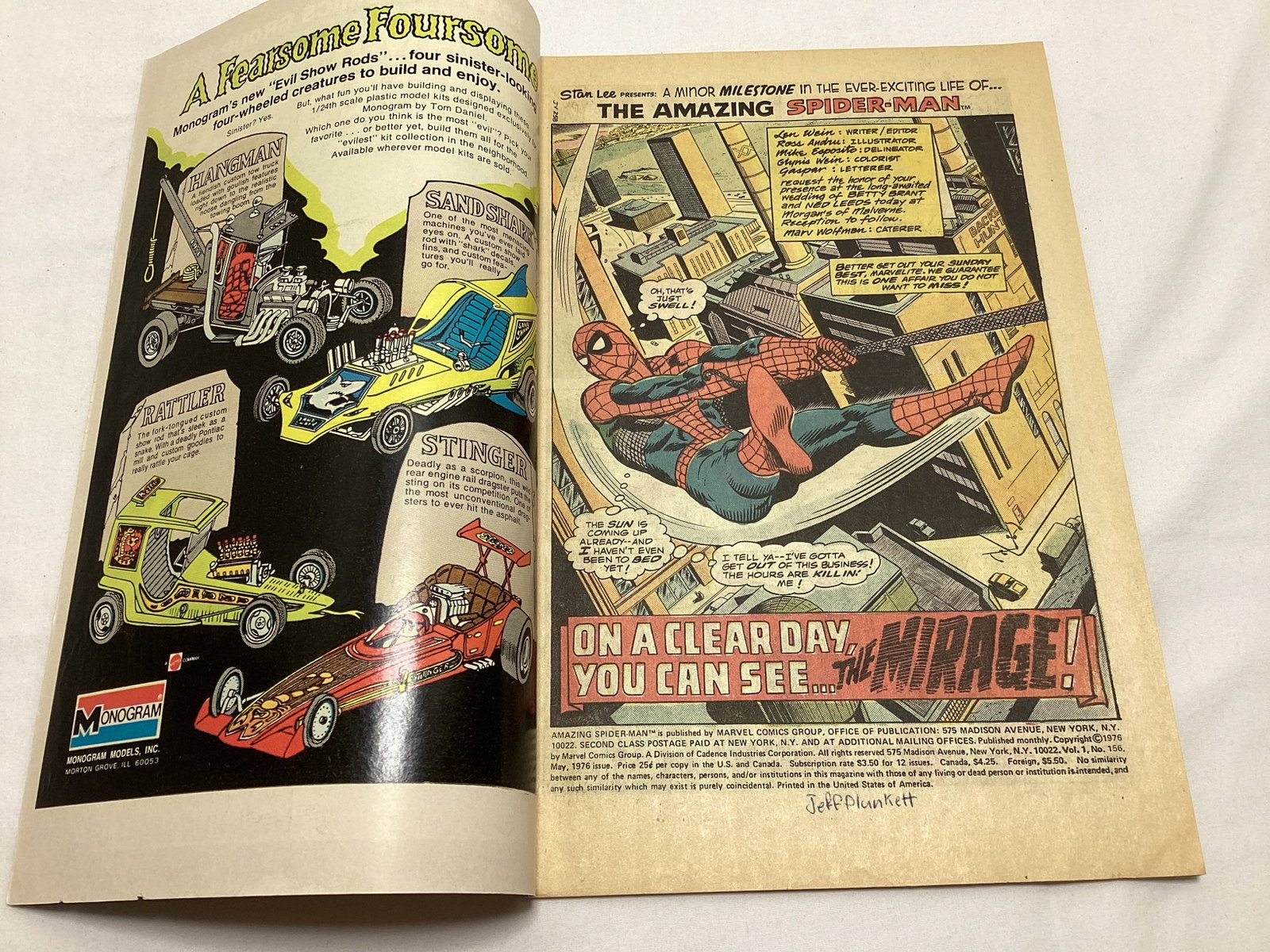 The Amazing Spider-Man 156 Marvel Comic Book - 6