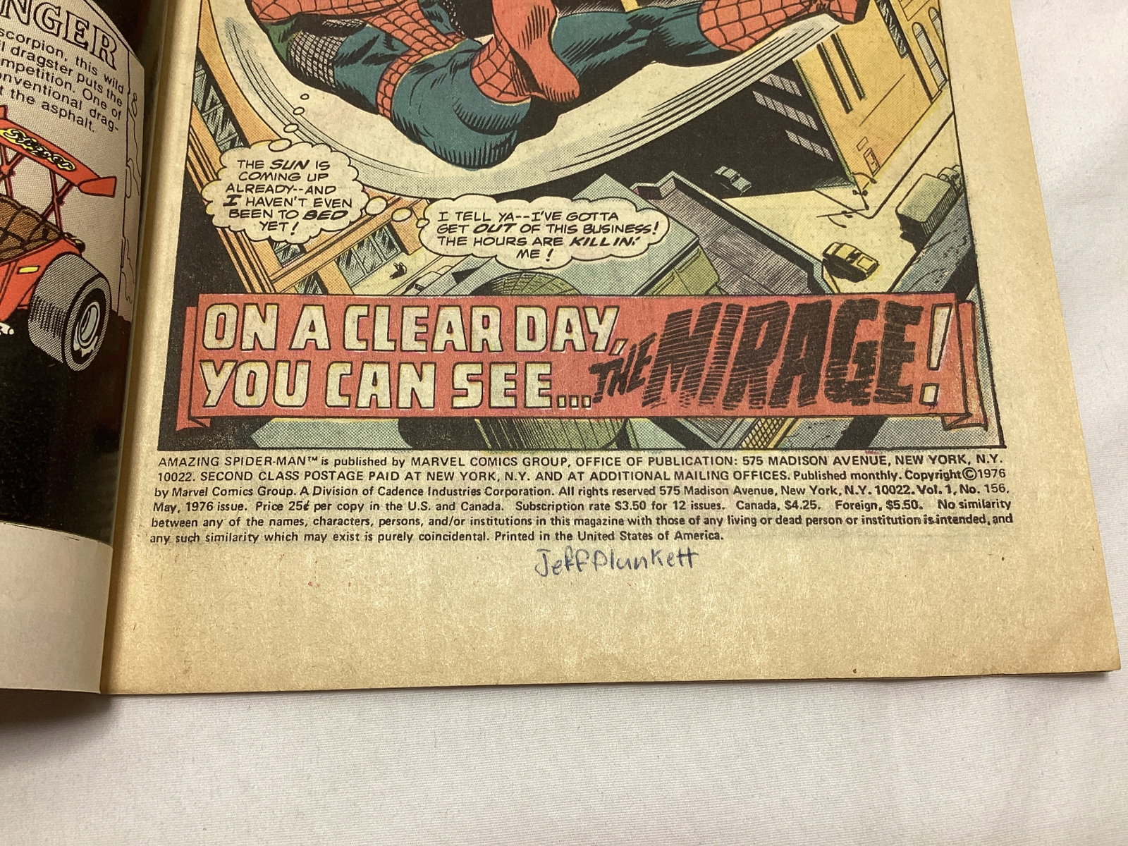 The Amazing Spider-Man 156 Marvel Comic Book - 7