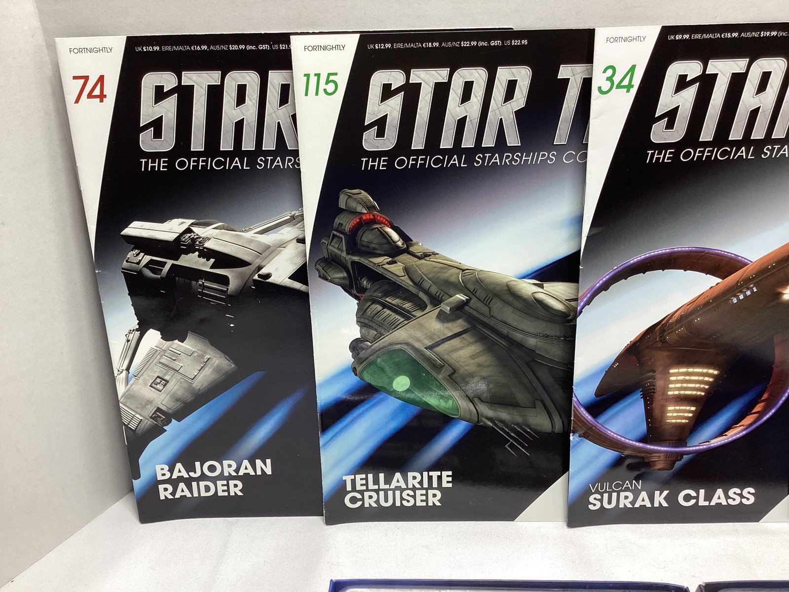 Four Eaglemoss Star Trek Diecast Starships with Magazines - 3