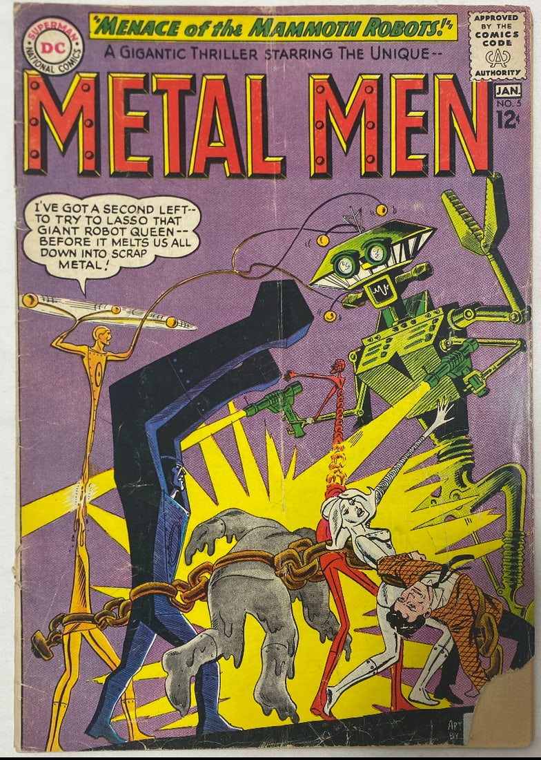Metal Men 5 DC Comic Book: 1964