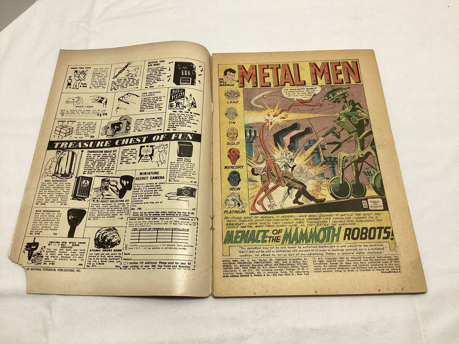 Metal Men 5 DC Comic Book - 6