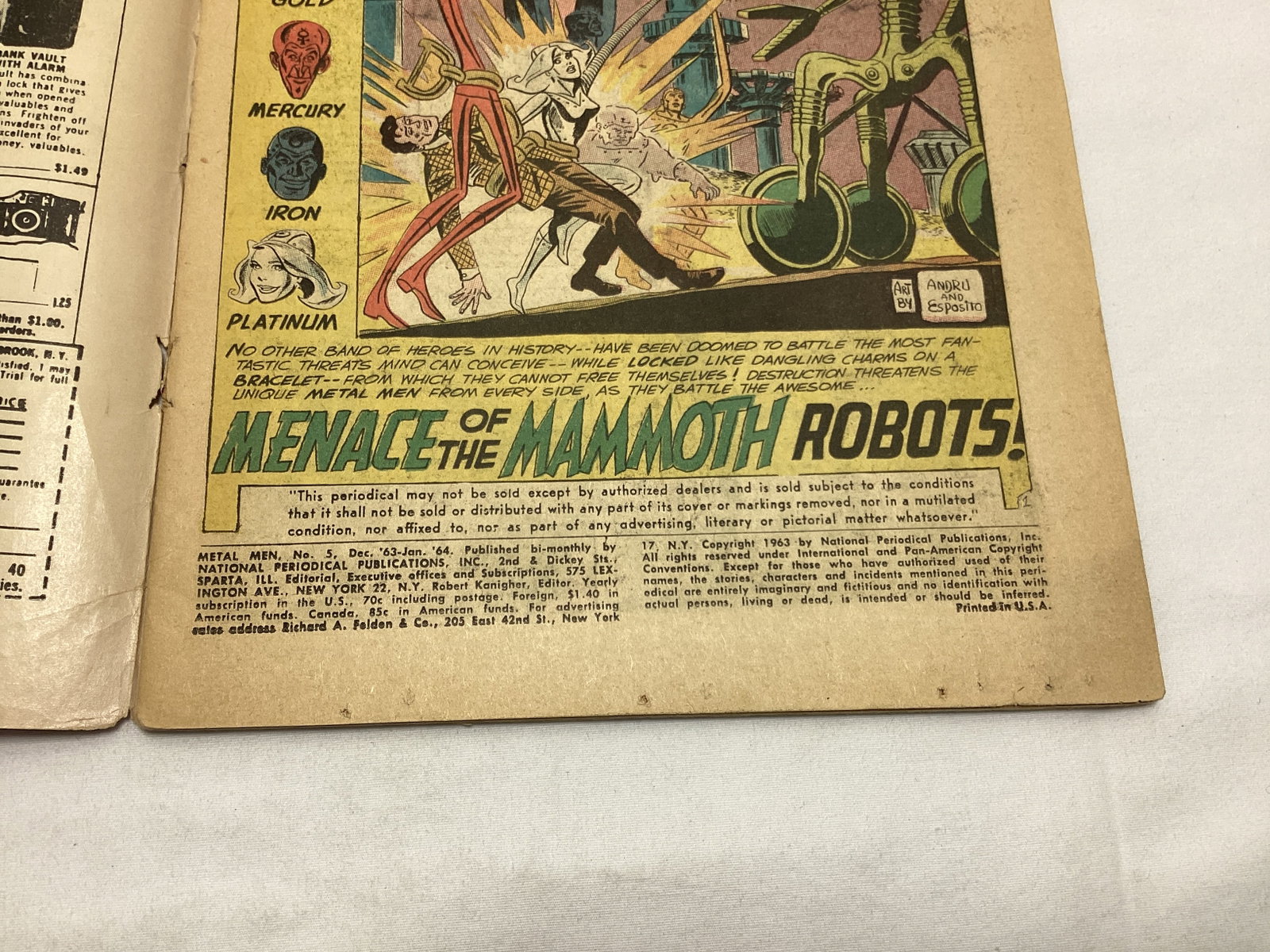 Metal Men 5 DC Comic Book - 7