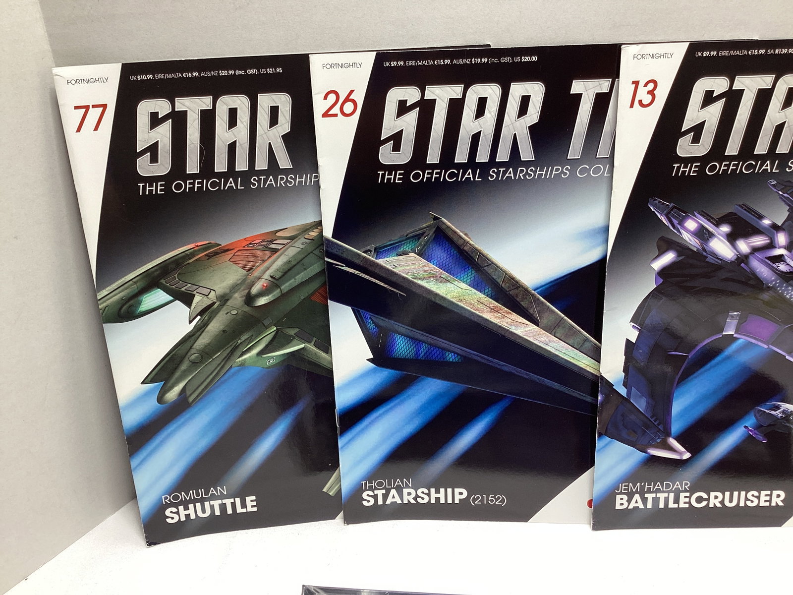 Four Eaglemoss Star Trek Diecast Starships with Magazines - 3