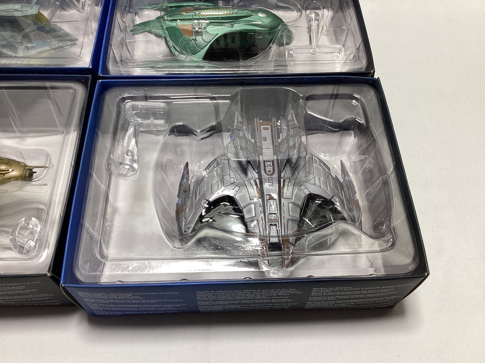 Four Eaglemoss Star Trek Diecast Starships with Magazines - 4