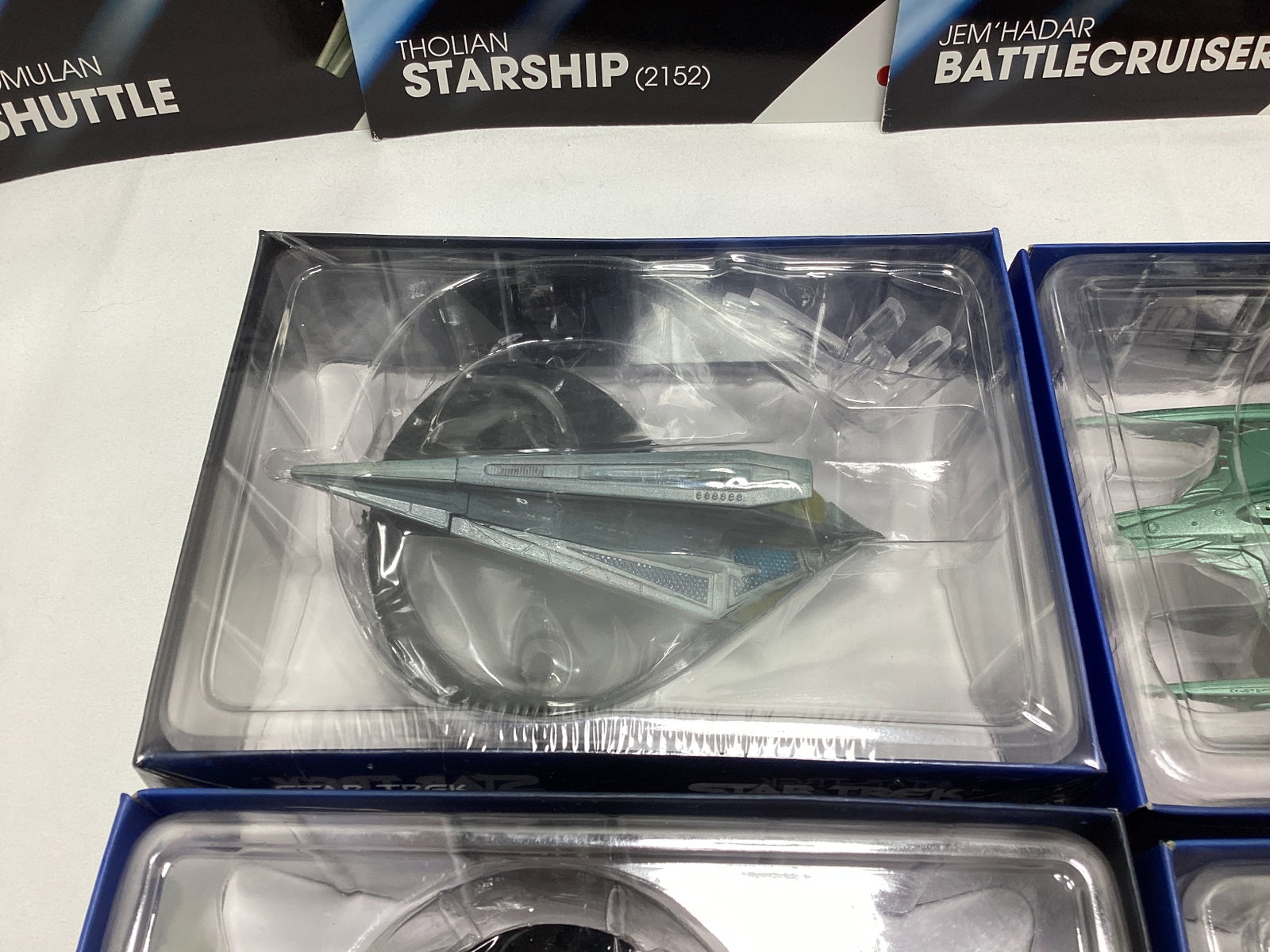 Four Eaglemoss Star Trek Diecast Starships with Magazines - 7