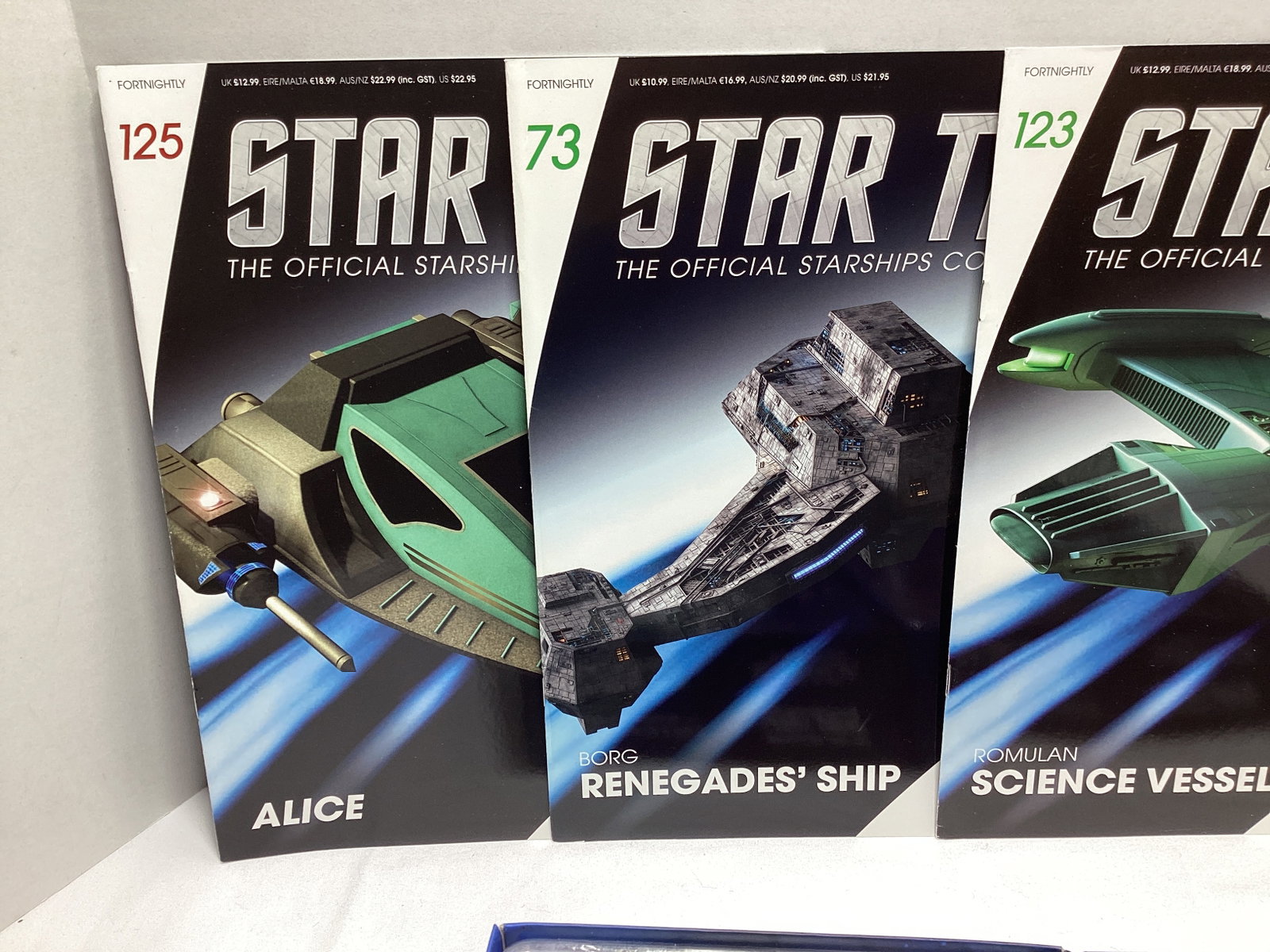 Four Eaglemoss Star Trek Diecast Starships with Magazines - 3