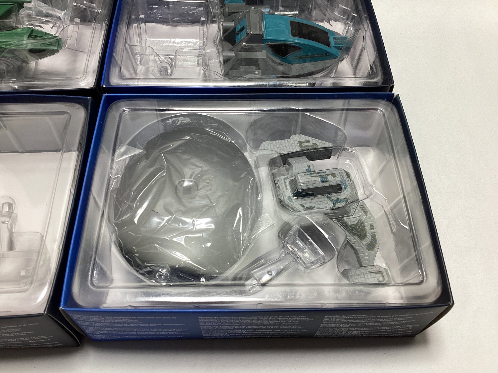 Four Eaglemoss Star Trek Diecast Starships with Magazines - 4