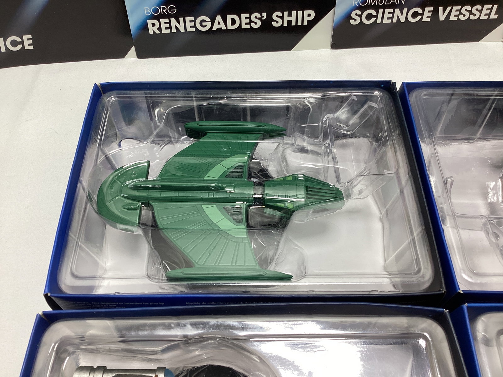 Four Eaglemoss Star Trek Diecast Starships with Magazines - 7