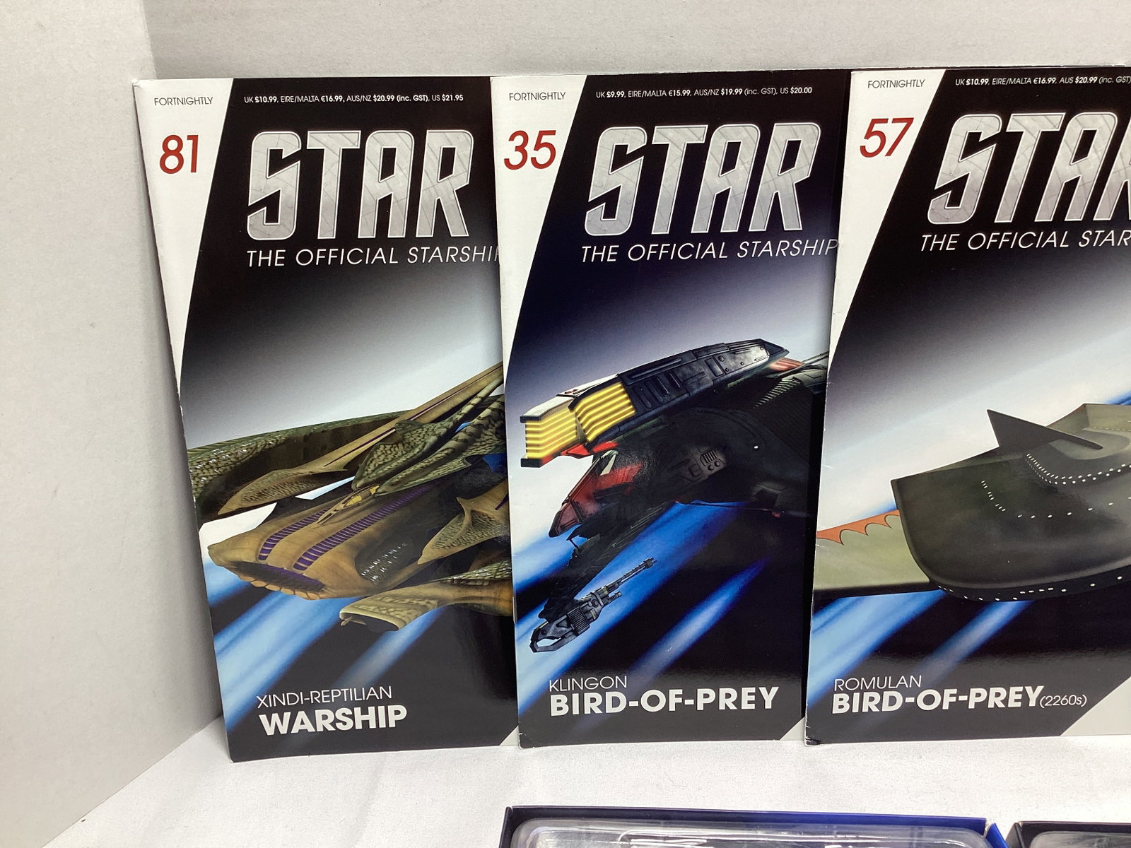 Four Eaglemoss Star Trek Diecast Starships with Magazines - 3