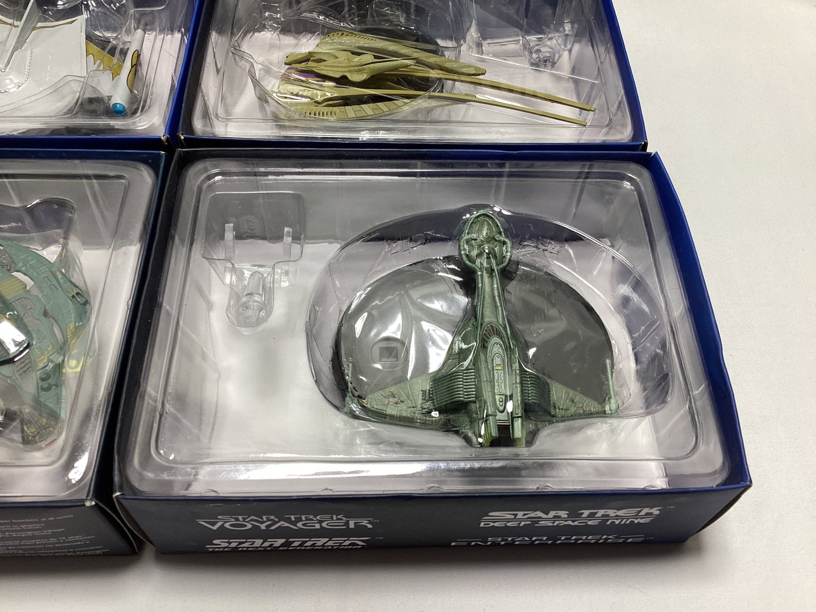Four Eaglemoss Star Trek Diecast Starships with Magazines - 4