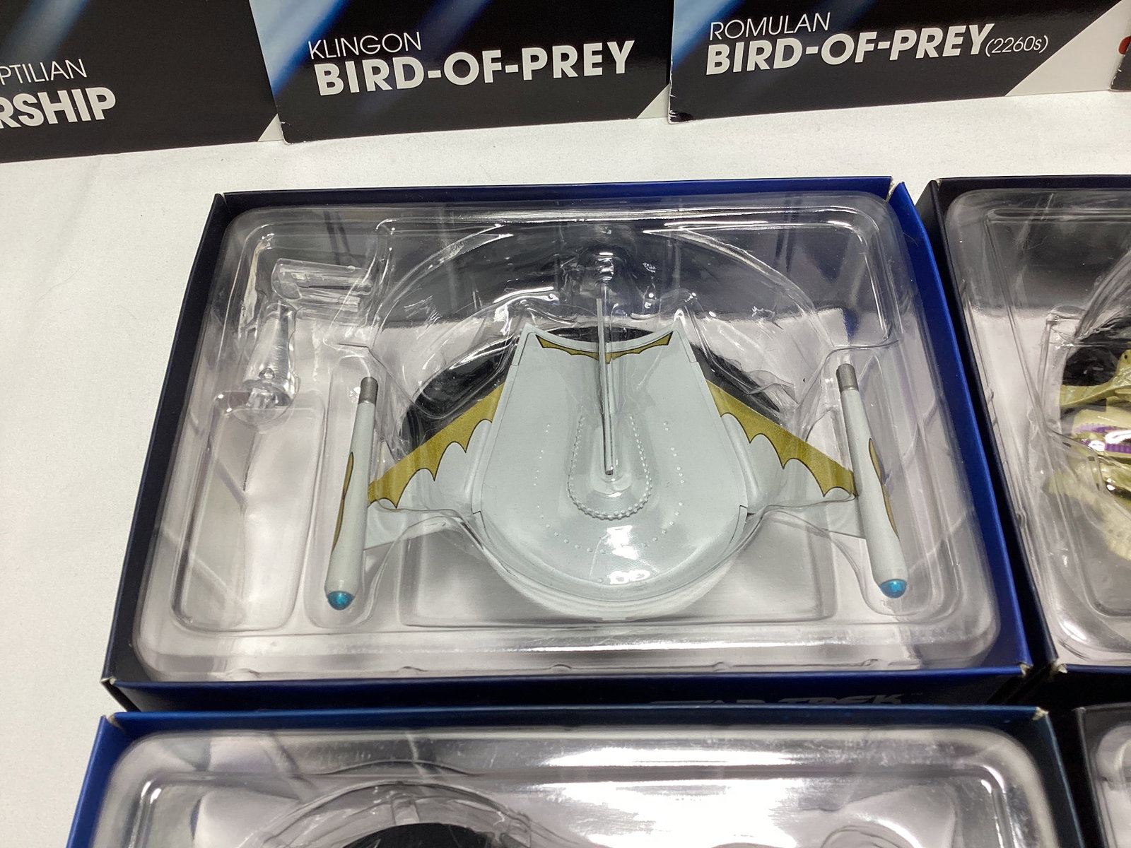 Four Eaglemoss Star Trek Diecast Starships with Magazines - 7