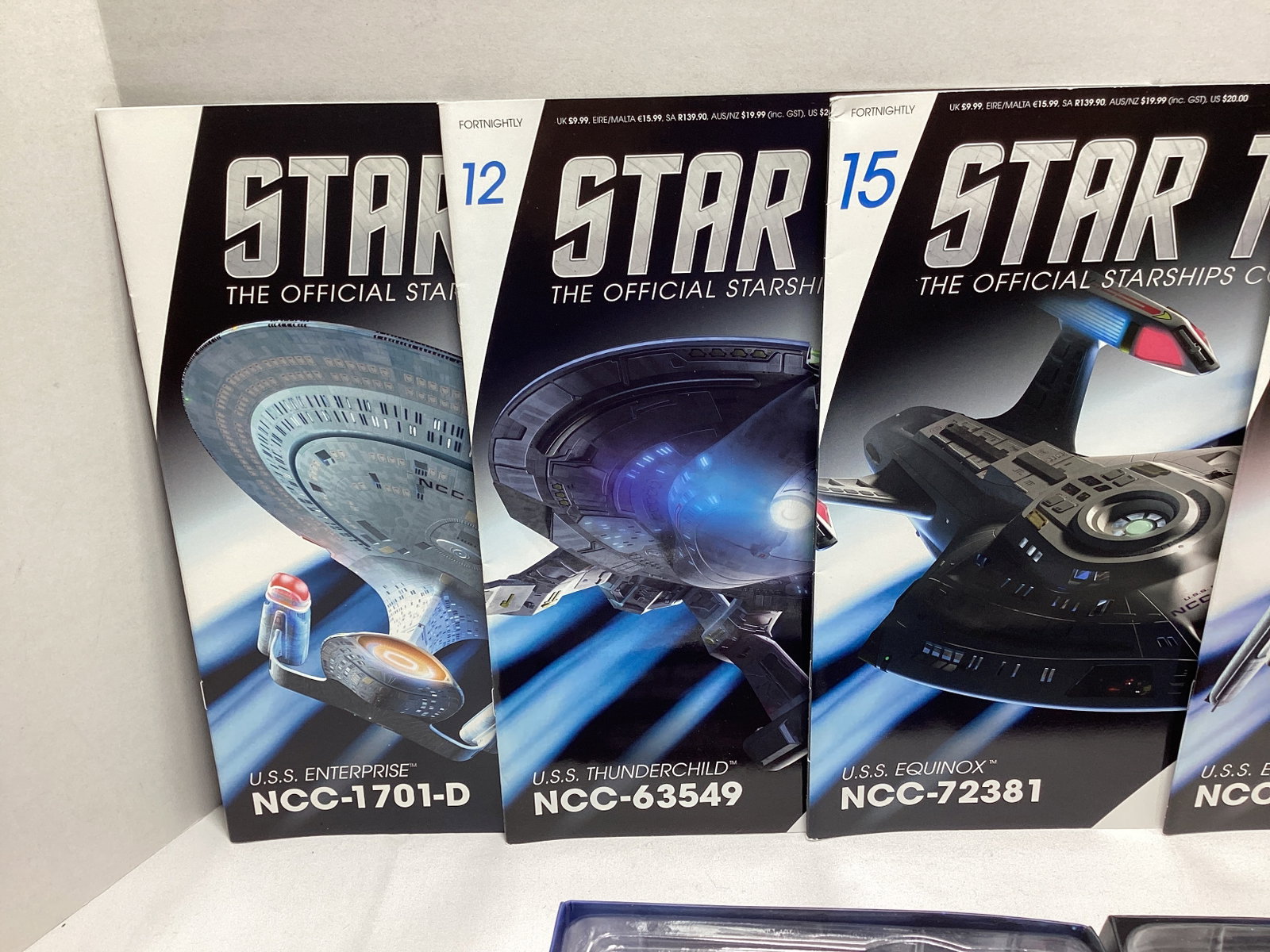 Four Eaglemoss Star Trek Diecast Starships with Magazines - 3